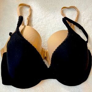 Victoria’s Secret Lined Perfect Coverage (32D) two bras